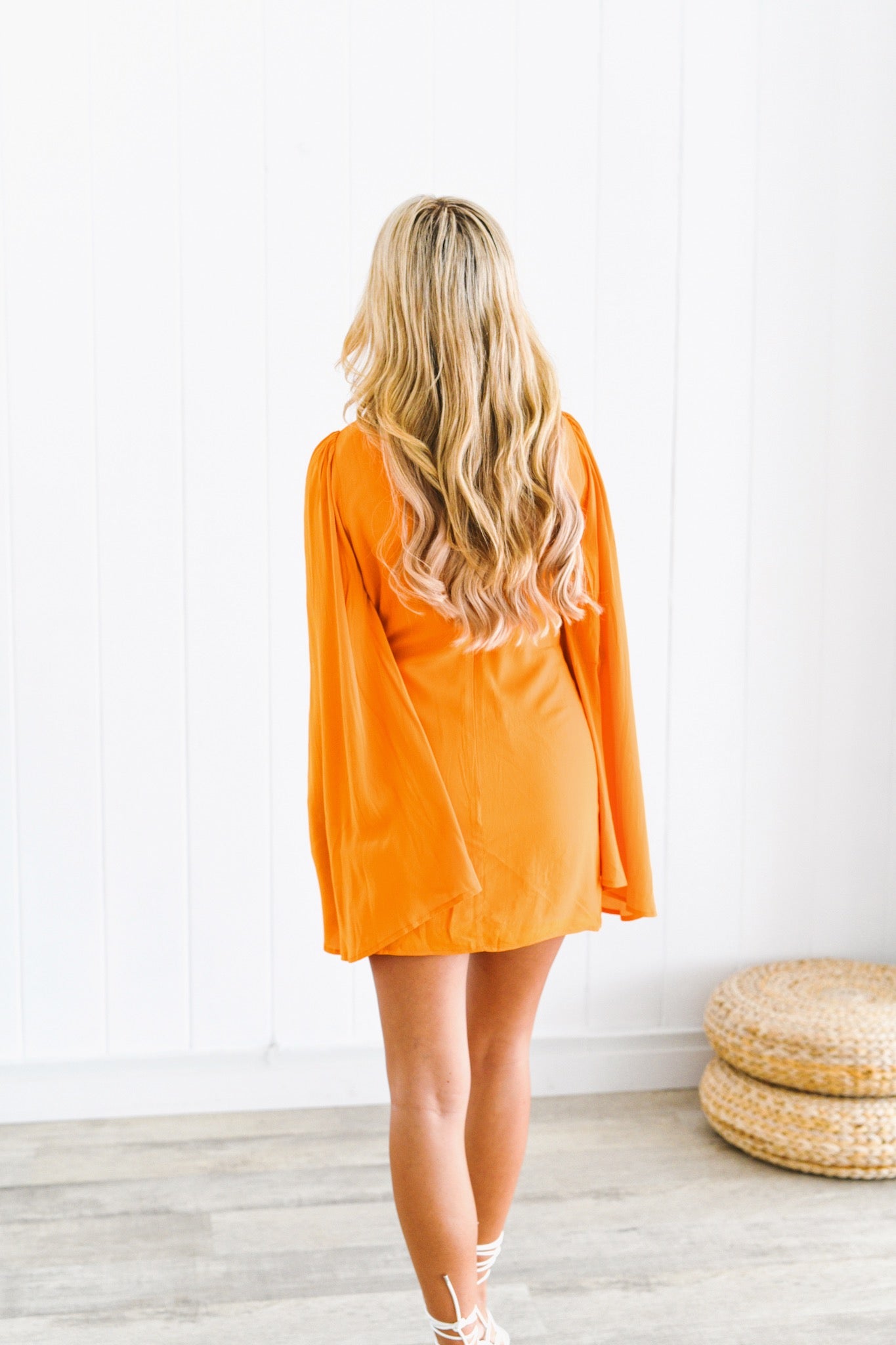 Margo Flare Sleeve Mini Dress - Mango