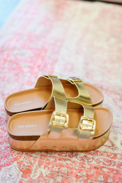 Platform Gold Metallic