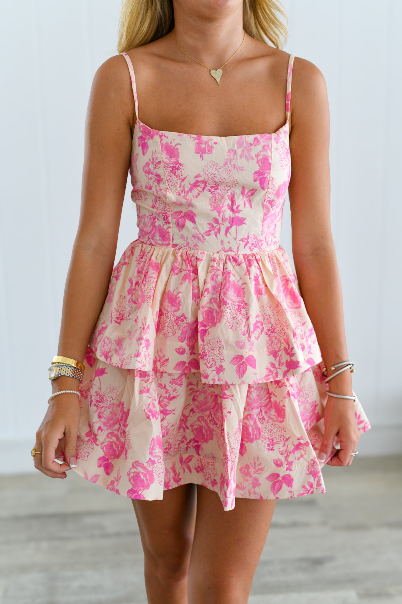 Aubrey Dress - Blush Pink