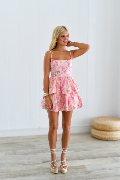 Aubrey Dress - Blush Pink