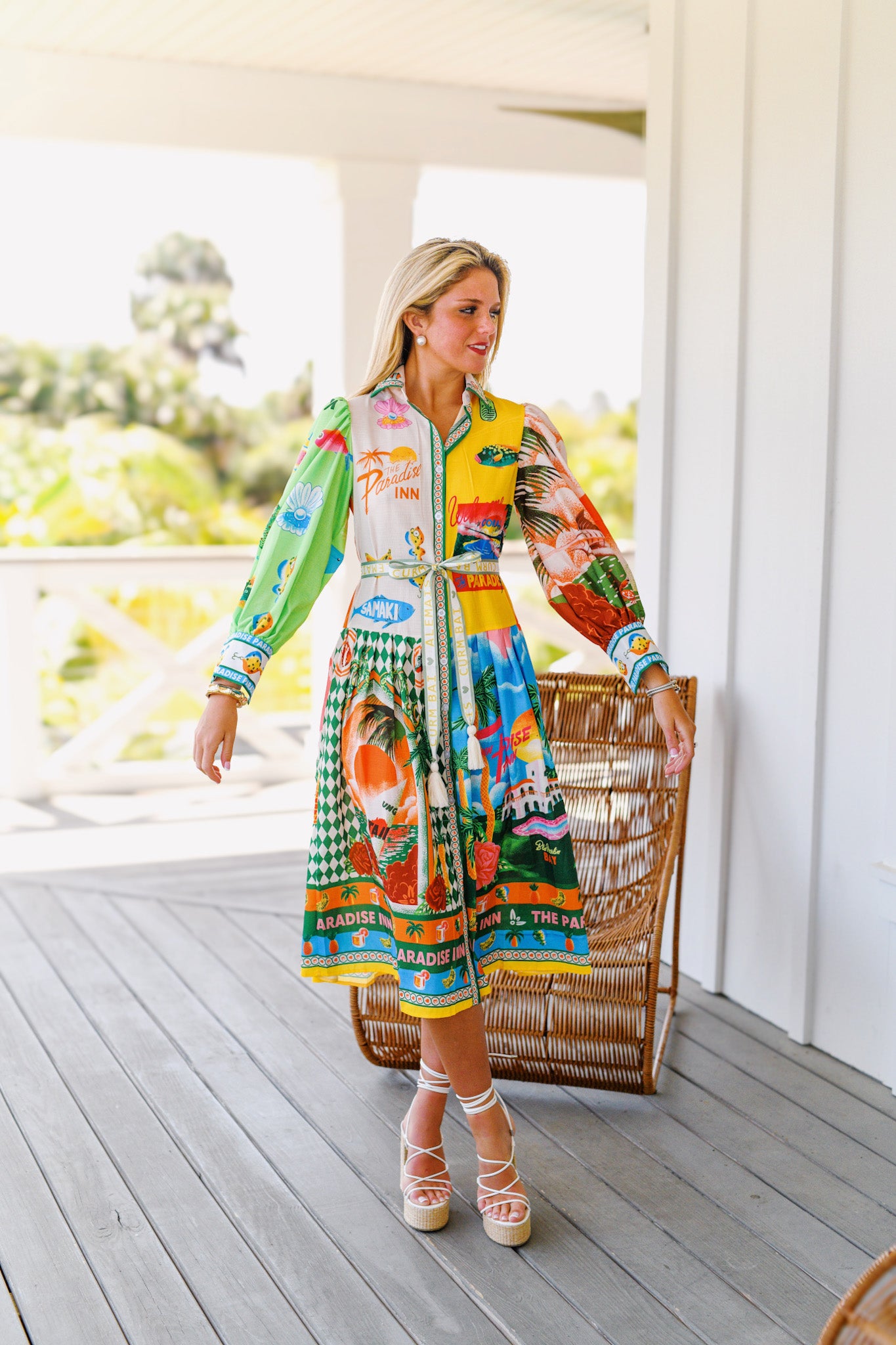 On The Coast Maxi Dress - Multi