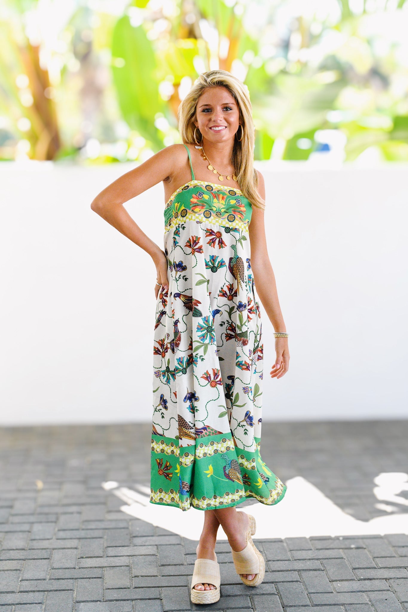 Kenzie Rio Printed Midi Dress