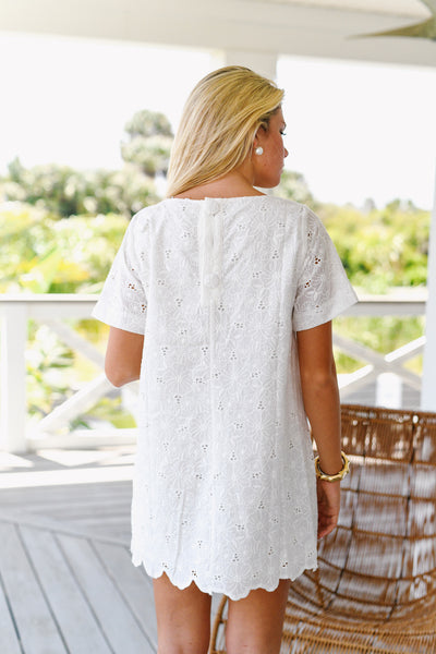 Amanda Lace Dress - White