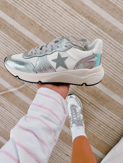 COSMO RUNNING SNEAKERS - Silver